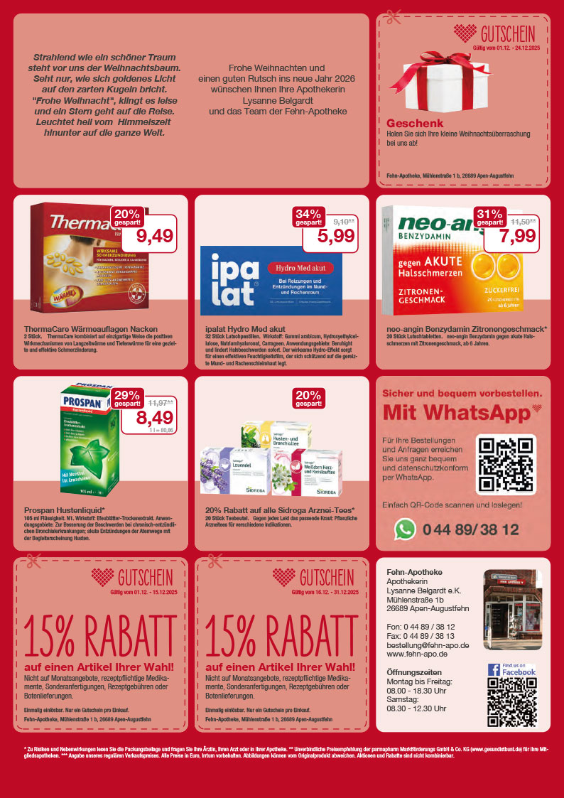 Angebote Dezember Angebote Dezember