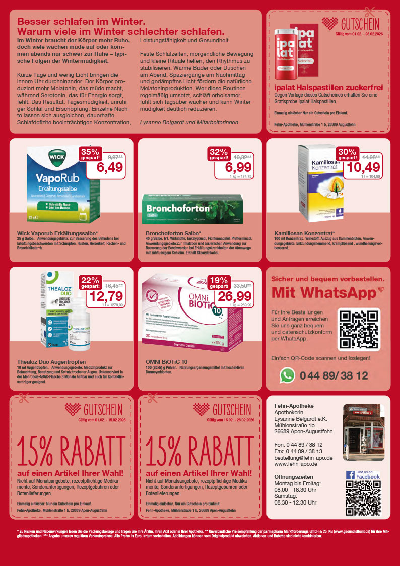 Angebote Februar Angebote Februar